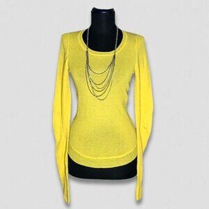 Marc by Marc Jacobs Yellow Silk Blend Sweater Small